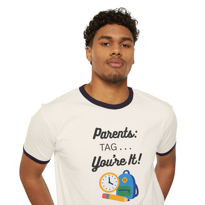 Teacher Unisex Cotton Ringer T-Shirt