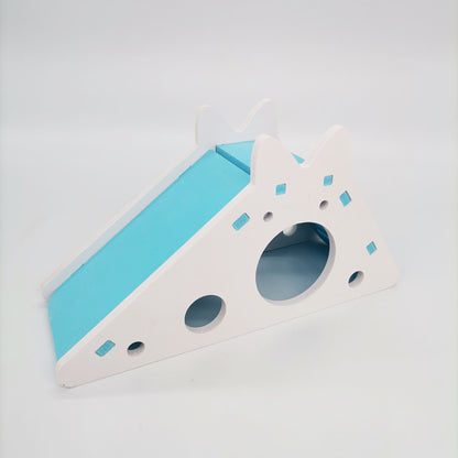 Wooden Slide House for Small Pets