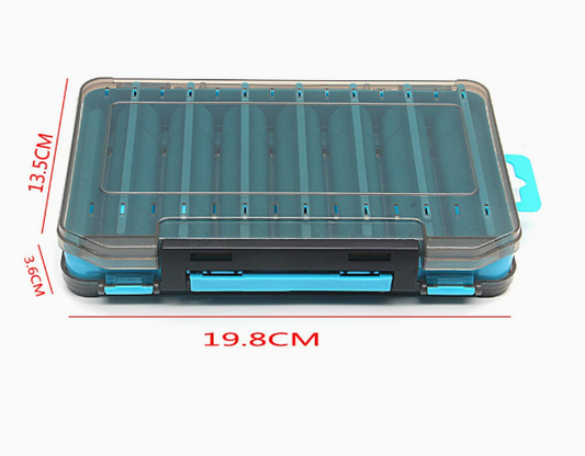 Durable Dual Sided Fishing Tackle Box