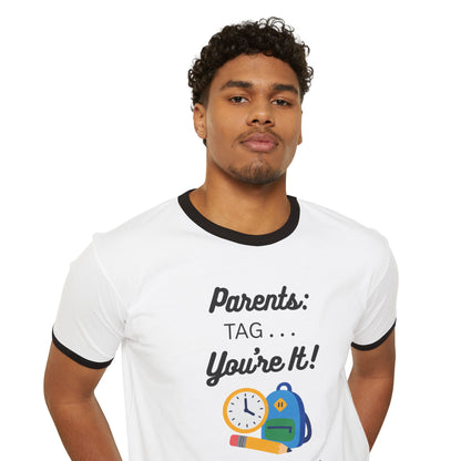 Teacher Unisex Cotton Ringer T-Shirt