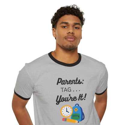 Teacher Unisex Cotton Ringer T-Shirt