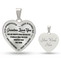 Grandma Loves You - Heart Necklace