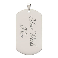 Dad To Be - Dog Tag Necklace