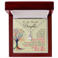 To My Beautiful Daughter - Alluring Beauty Necklace