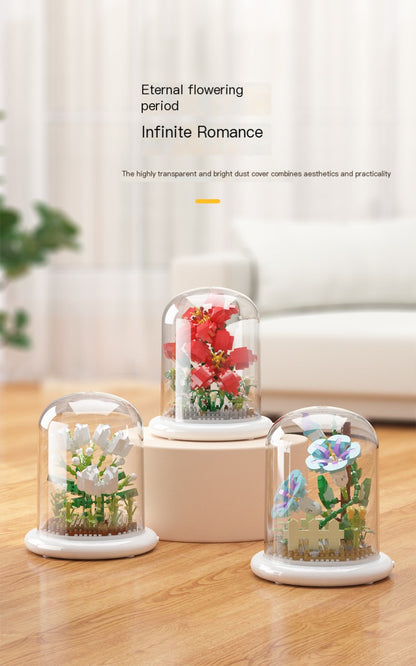 Eternal Flower Bouquet Sunflower Building Block Set