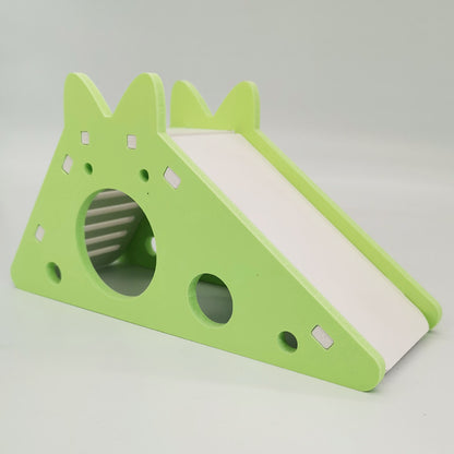 Wooden Slide House for Small Pets