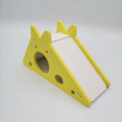 Wooden Slide House for Small Pets