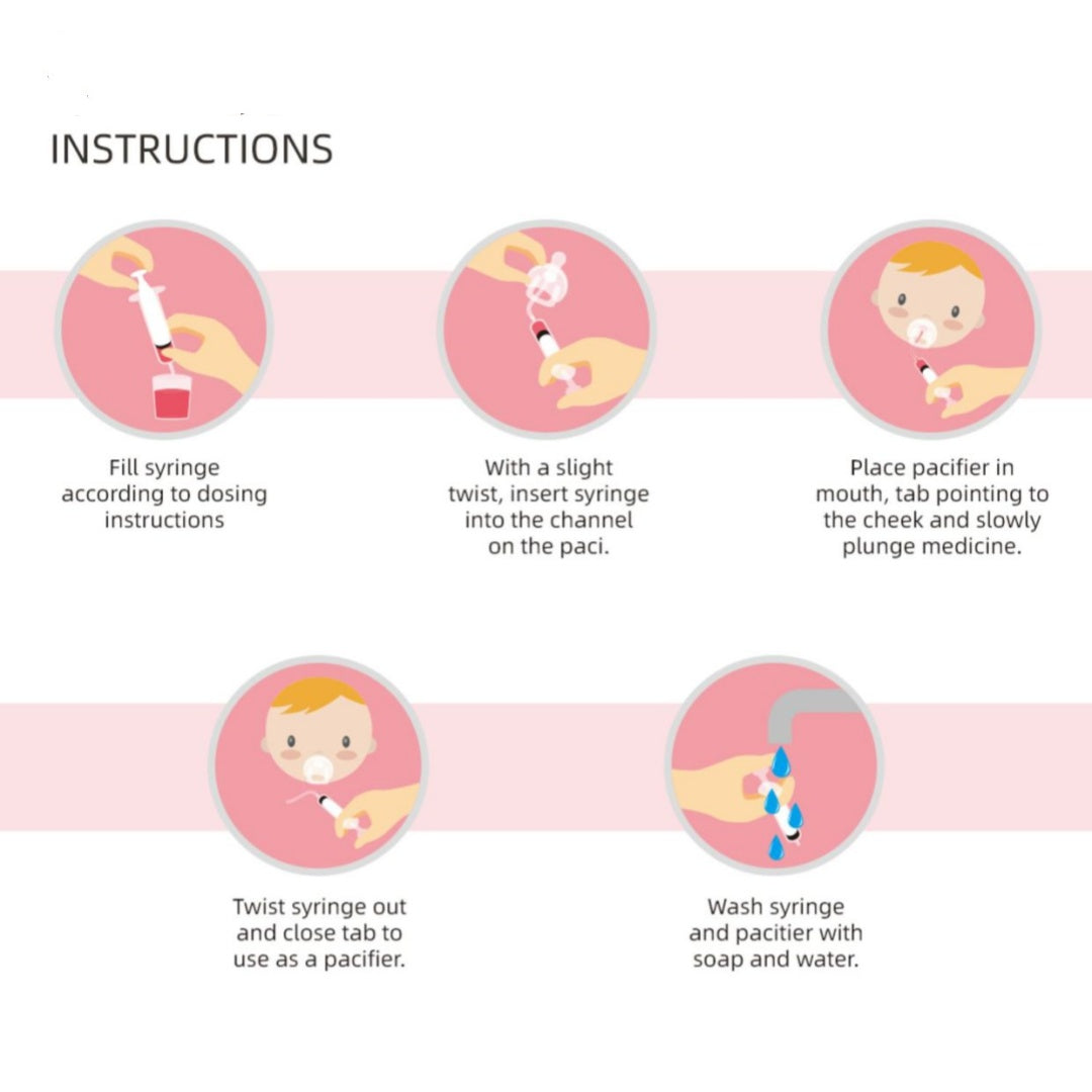 Choke-Proof Baby Medicine Syringe