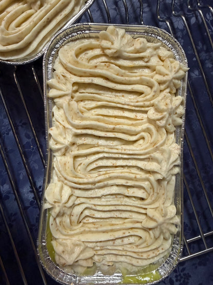 Mini Loaf Lemon Cake with Lemon Buttercream Frosting