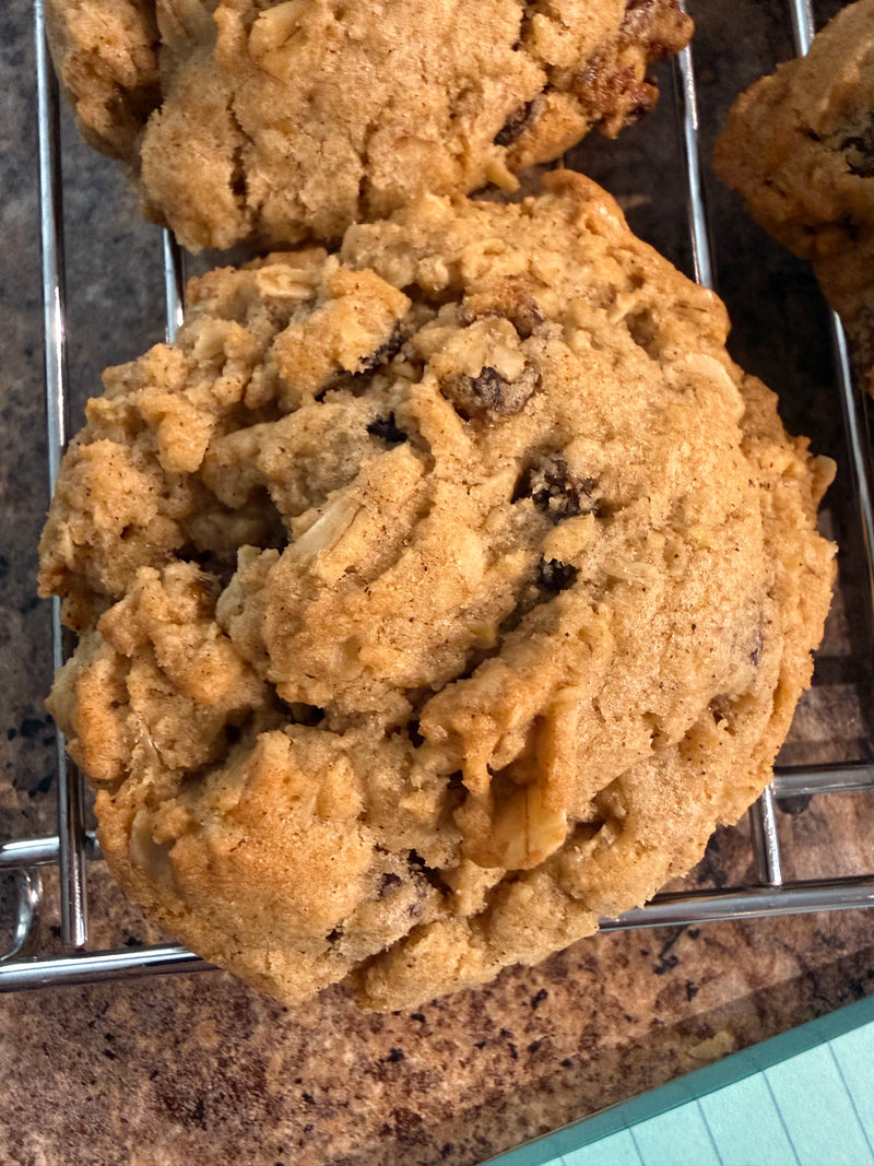 Cowboy Cookies - Raisin (single cookie, pack of 4, pack of 8, pack of 12)