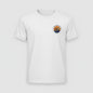 White Youth Tee with Upper Left Logo